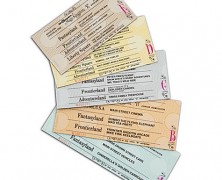 Walt Disney World Admission Ticket Magnet Set