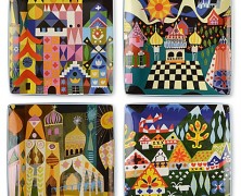 it’s a small world 4 piece Plate Set