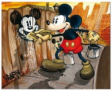 BLOC28 ‘Mickey da Vinci’ Mickey Mouse Giclee on Canvas