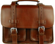 Vagabond Traveler Heavy Duty Leather Laptop Bag