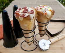 Grilled Pizza Cones
