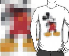 Mickey Mouse Pixelated T-shirt