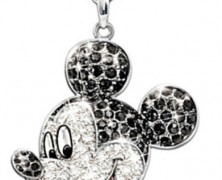 Mickey Mouse Swarovski Pendant