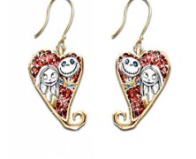 Nightmare Before Christmas Jack and Sally Earrings