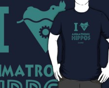 I Heart Animatronic Hippos T-shirt