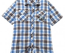 Collared Surf Tours Mickey Mouse Shirt