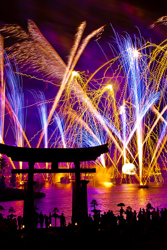 1-epcot illuminations photo on canvas