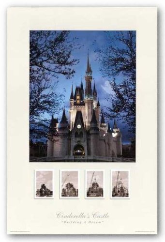 building cinderella's castle print