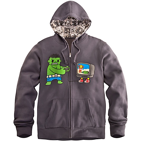 game over hulk and iron man hoodie