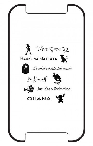 disney lessons learned iphone 5 case