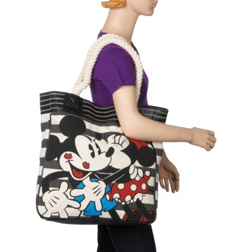 Mickey Loves Minnie Tote Bag