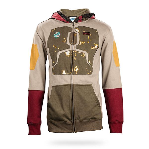 Boba Fett Hoodie Hood Down