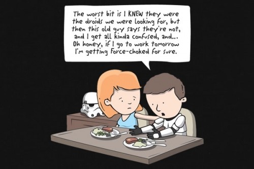 Star Wars Force Choked For Sure T-shirt
