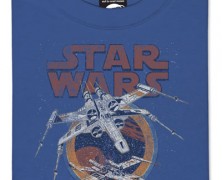 Star Wars X-Wing Fighter and Imperial Crest T-Shirts