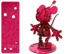 Minnie Mouse Pink 3D Cardboard Puzzle Figure