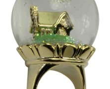 Disney Couture Snow White Chunky Globe Ring