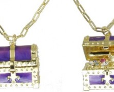 Little Mermaid Treasure Chest Necklace by Disney Couture
