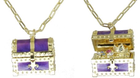 Disney Couture Little Mermaid Treasure Box Pendant