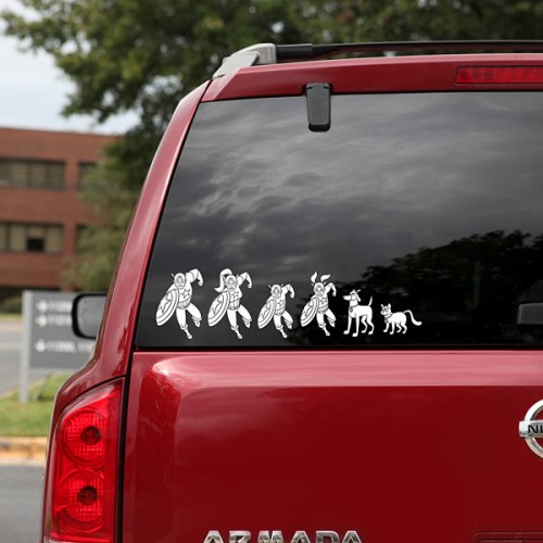 Marvel Family Car Decals