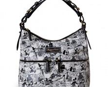 Mickey Mouse Comics Zipper Sac by Dooney & Bourke