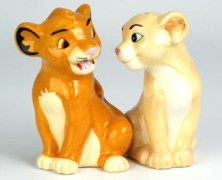 Simba and Nala Salt and Pepper Shakers