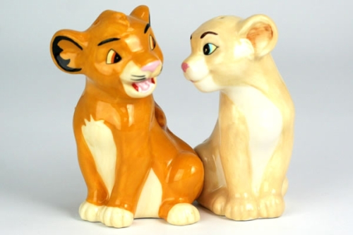 Simba and Nala Salt and Pepper Shakers
