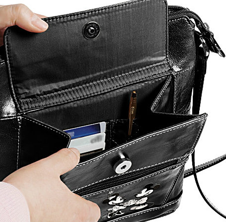 Disney Retro Mickey And Minnie Crossbody - inside