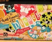 Disney Bright Retro Zip Around Wallet