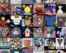 Hidden Mickeys Collage Print