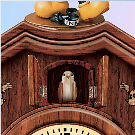 Mickey Mouse Cuckoo Clock Closeup
