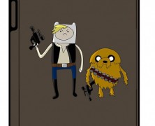 Star Wars Adventure Time Mashup iPad Case