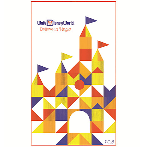 WDW Giclee it's a small world 2013