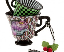 Cheshire Cat Tea Cup Ornament