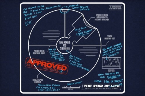 Death Star Plan Revisions Tee