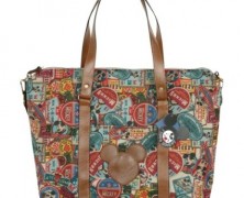Disney Collage Canvas Crossbody Handbag