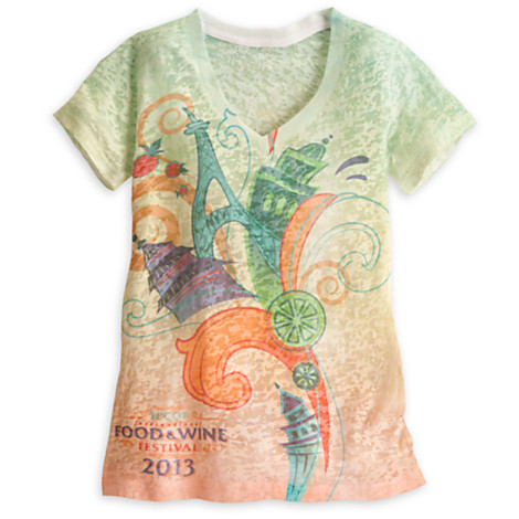 Food and Wine Burnout Tee