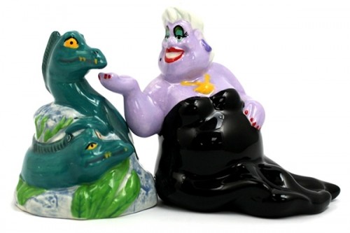 Ursula and Eels Salt and Pepper Shakers
