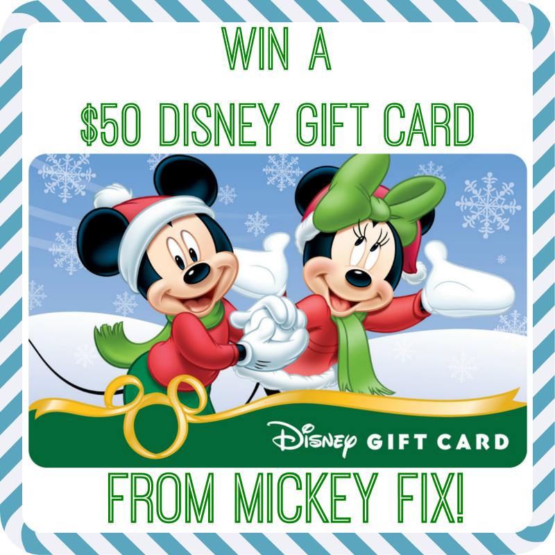 Win a $50 Disney Gift Card from Mickey Fix!