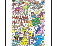 Disney Collage Cell Phone Case for iPhone and Galaxy