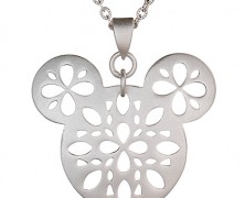 Mickey Mouse Necklace with Filigree Pattern
