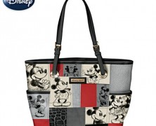 Mickey and Minnie Patchwork Handbag