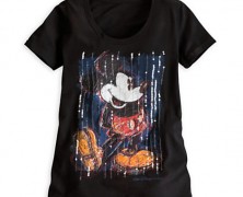 Sequined Mickey Mouse Tee for Women