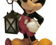 Mickey Mouse Solar Powered Garden Statue