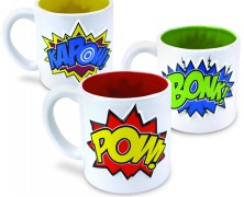 Comic Book Mug Set