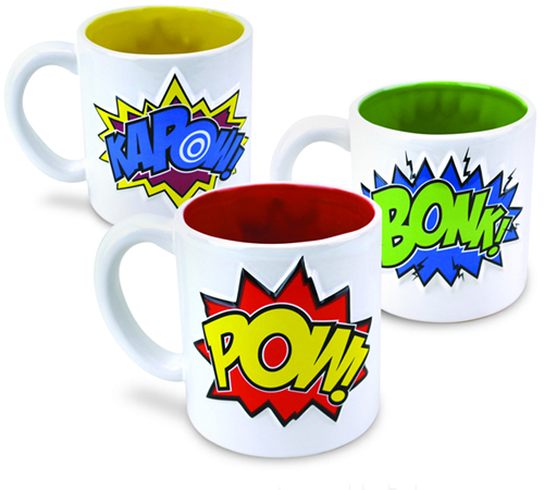 Comic Book Mug Set