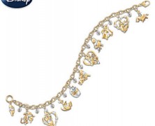 Winnie the Pooh and Friends Gold Bracelet