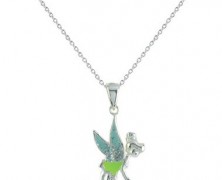 Tinker Bell Sterling Silver Pendant