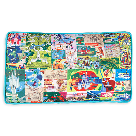 Magic Kingdom Map Pillow