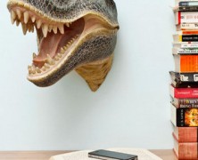 Dinosaur Head Wall Mount