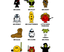 Little Mister and Little Miss Star Wars Tee